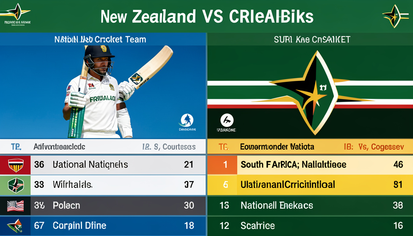 New Zealand national cricket team vs south africa national cricket team match scorecard
