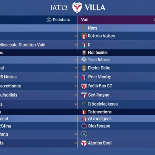 psg vs aston villa timeline
