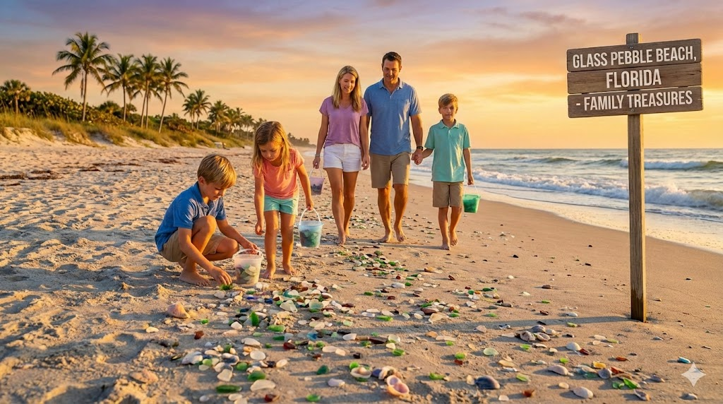 Glass Pebble Beach Florida