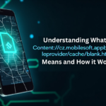 What is content://cz.mobilesoft.appblock.fileprovider/cache/blank.html?