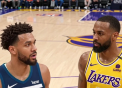 timberwolves vs lakers match player stats